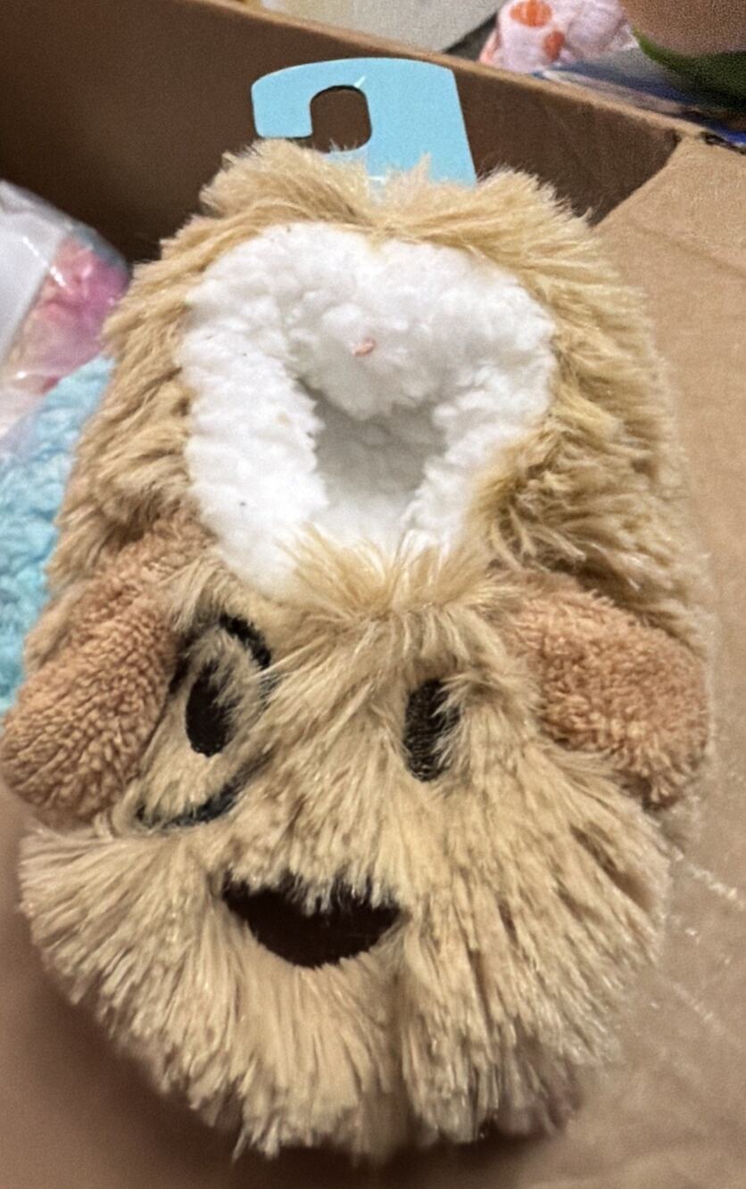 Baby Snoozes Puppy Slippers, size 0-3 months NWT